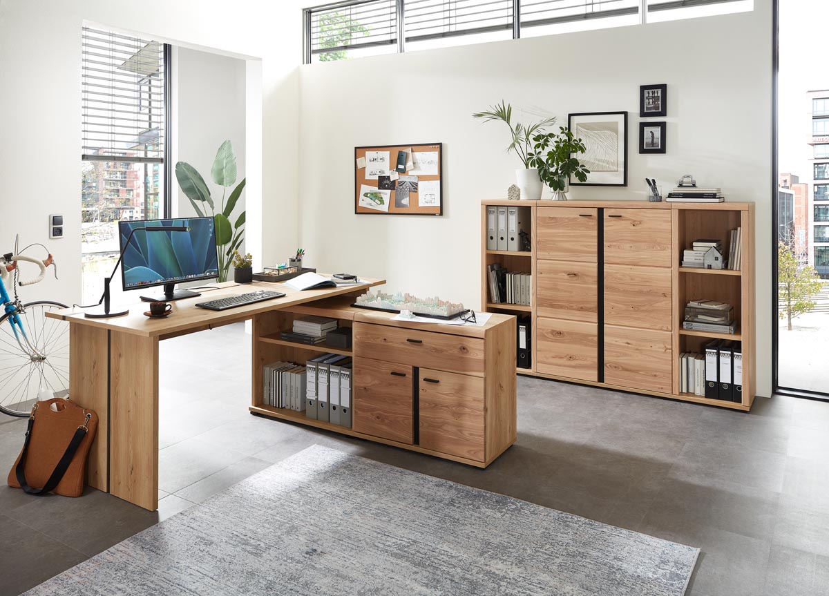 Sonos Aktenregal 2 OH, Altesche massiv / Artisan Eiche