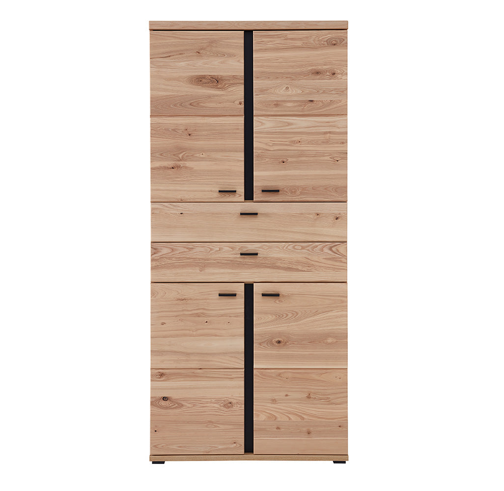 Sonos Komibschrank 5 OH mit 4 Türen Altesche massiv / Artisan Eiche