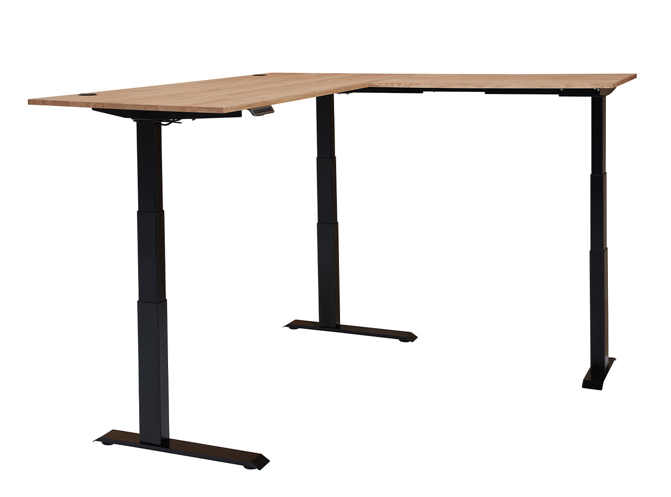 Sonos Winkelschreibtisch 185 x 177 cm höhenverstellbar Altesche