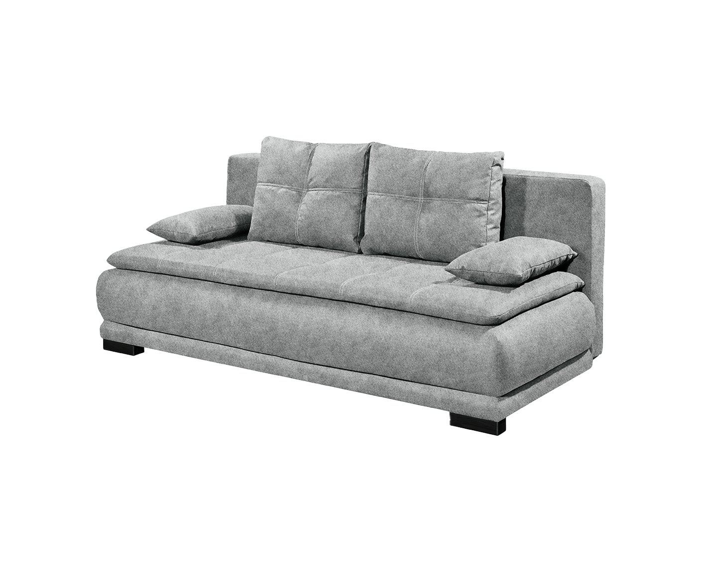 Sophie Schlafsofa Dauerschläfer 208 x 162 cm, mit Bettkasten (Webstoff) - Voelpe