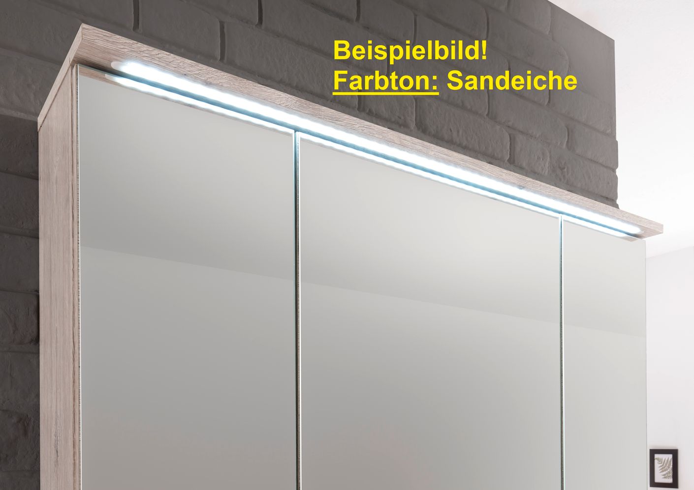 SPLASH Spiegelschrank inkl. LED-Beleuchtung Weiß