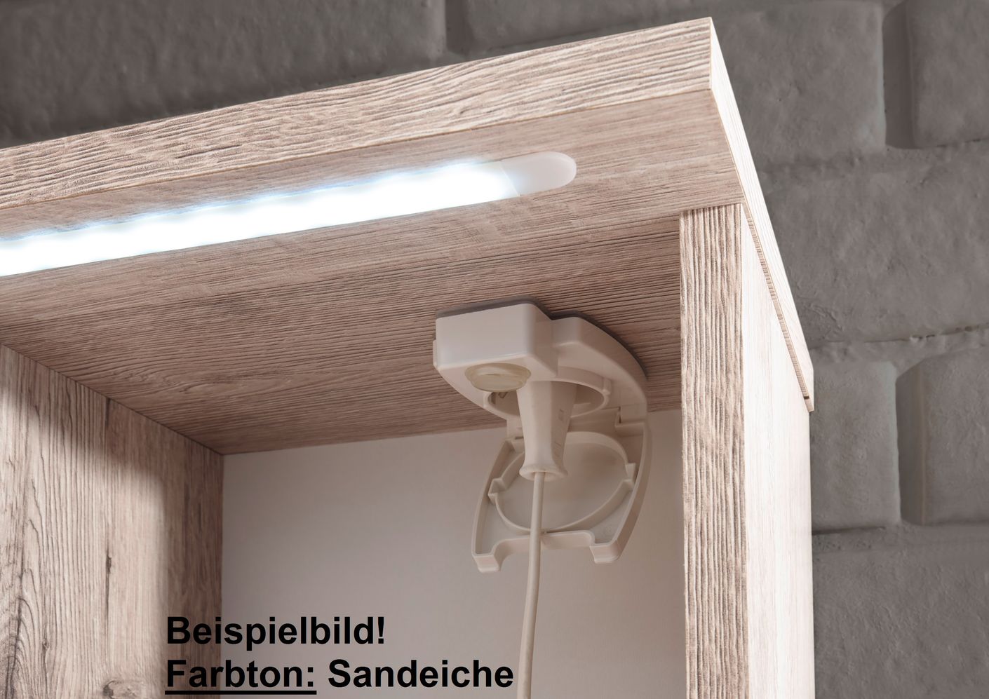 SPLASH Spiegelschrank inkl. LED-Beleuchtung Weiß