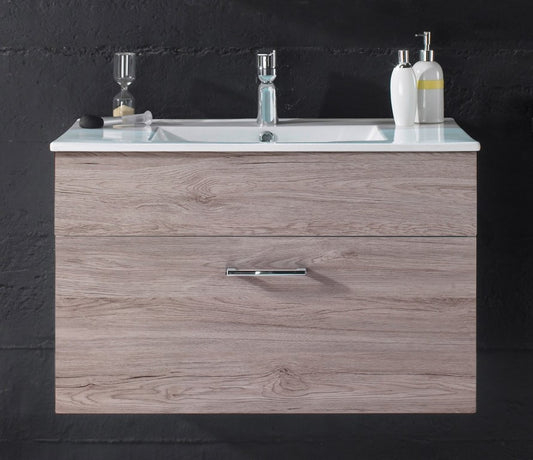 SPLASH Waschbeckenunterschrank (WBU) inkl. Becken Sandeiche
