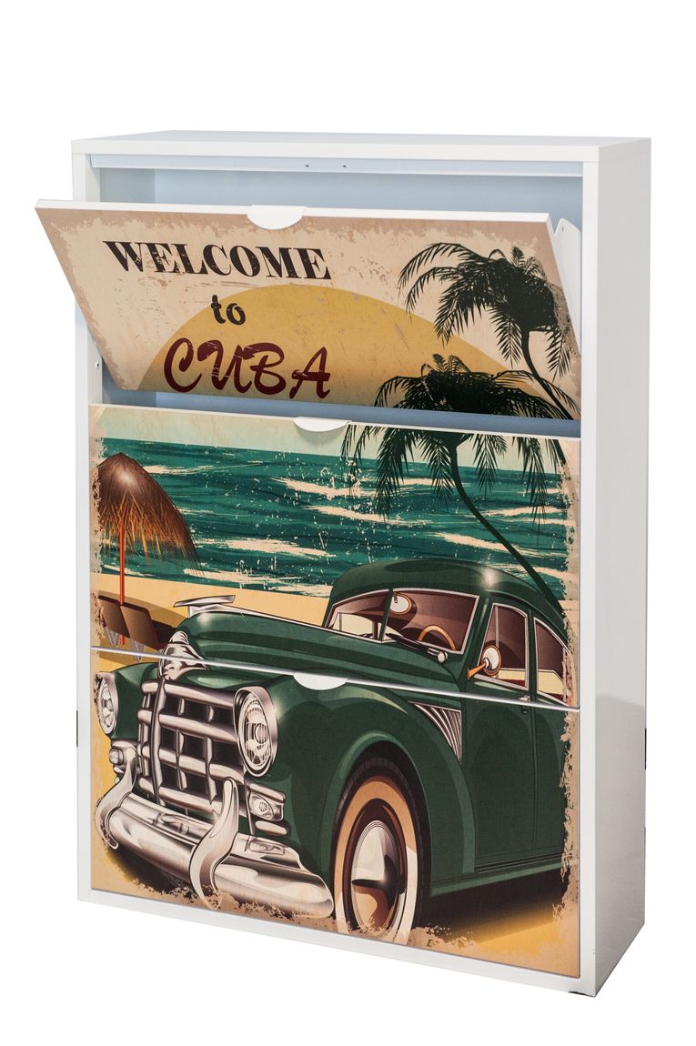 Cuba Metallschuhschrank