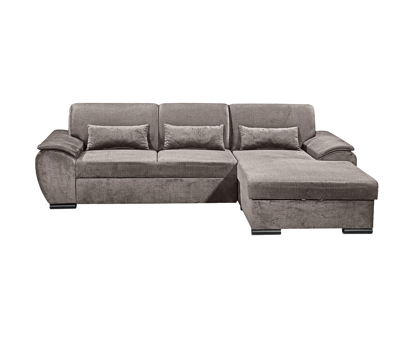 Tampa Ecksofa 280 x 175 cm, mit Schlaffunktion und Bettkasten