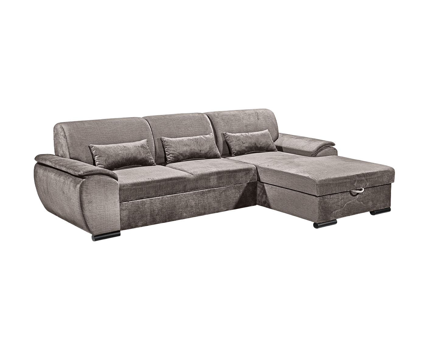 Tampa Ecksofa 280 x 175 cm, mit Schlaffunktion und Bettkasten