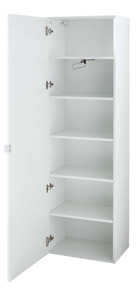 Ticona Hänge-Garderobenschrank Weiß
