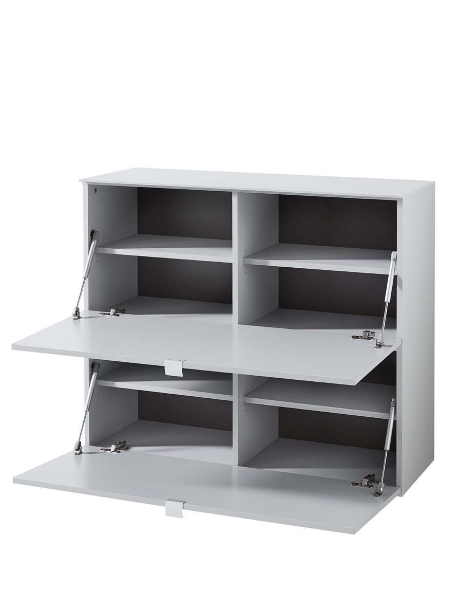 Ticona Hängeschuhschrank Lichtgrau
