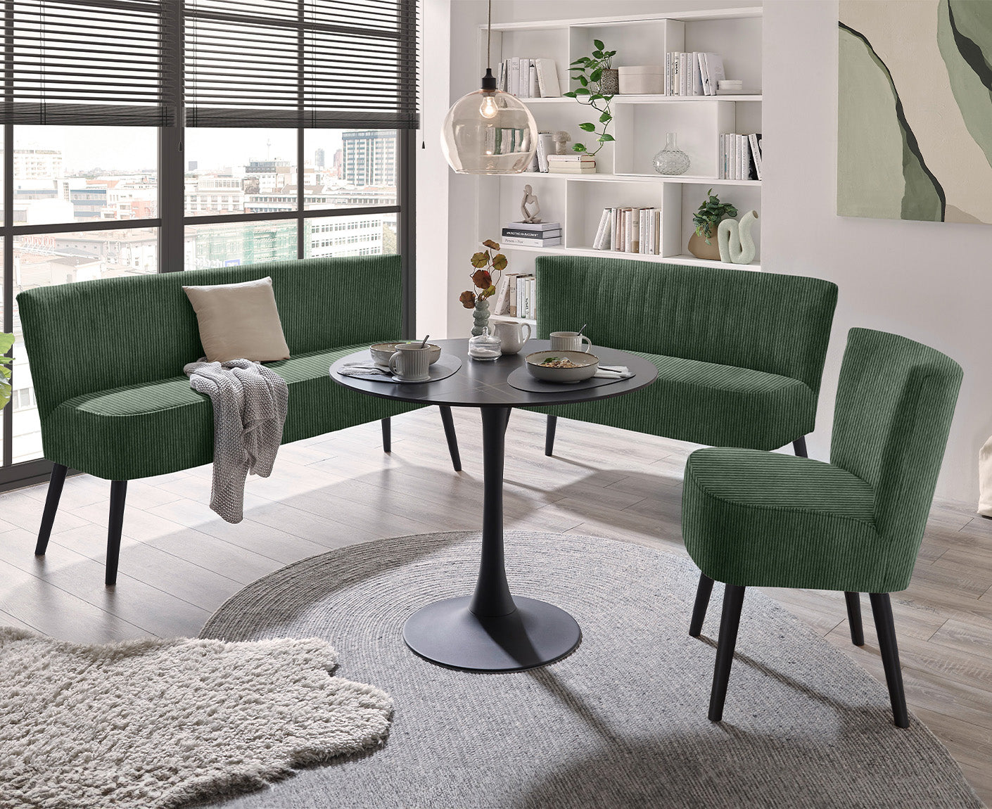 Tim Diningbank 3-Sitzer Esszimmerbank, Zoom