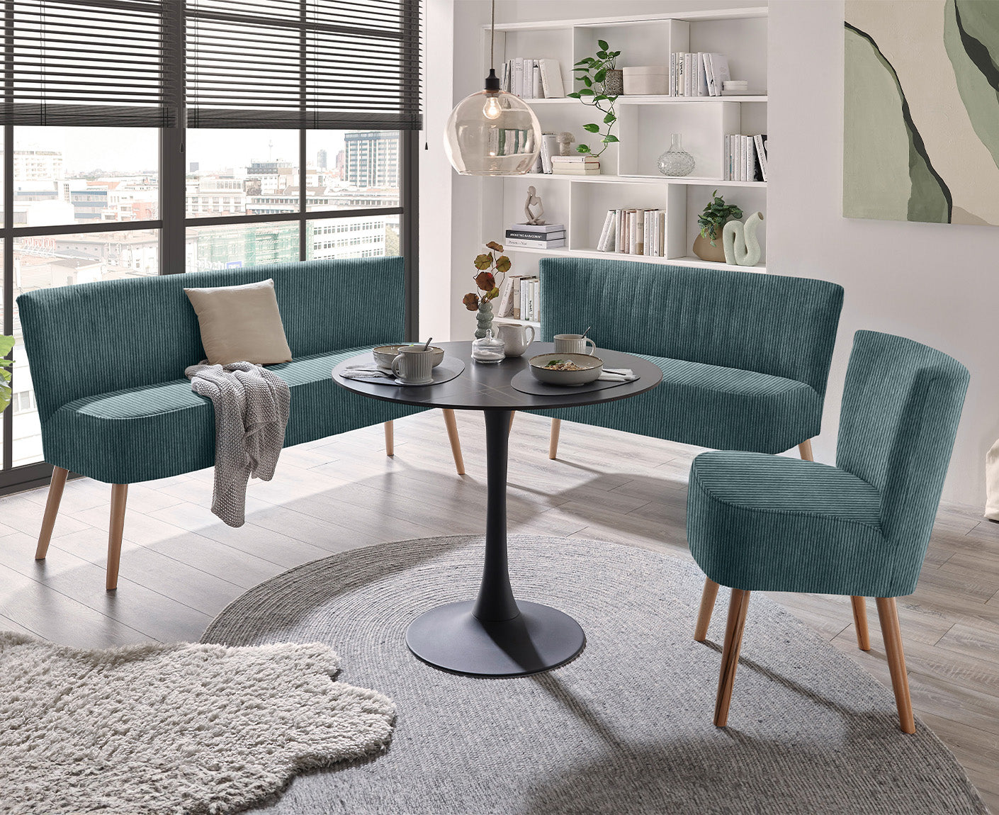 Tim Diningbank 3-Sitzer Esszimmerbank, Zoom