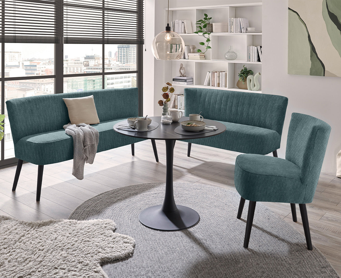 Tim Diningbank 3-Sitzer Esszimmerbank, Zoom