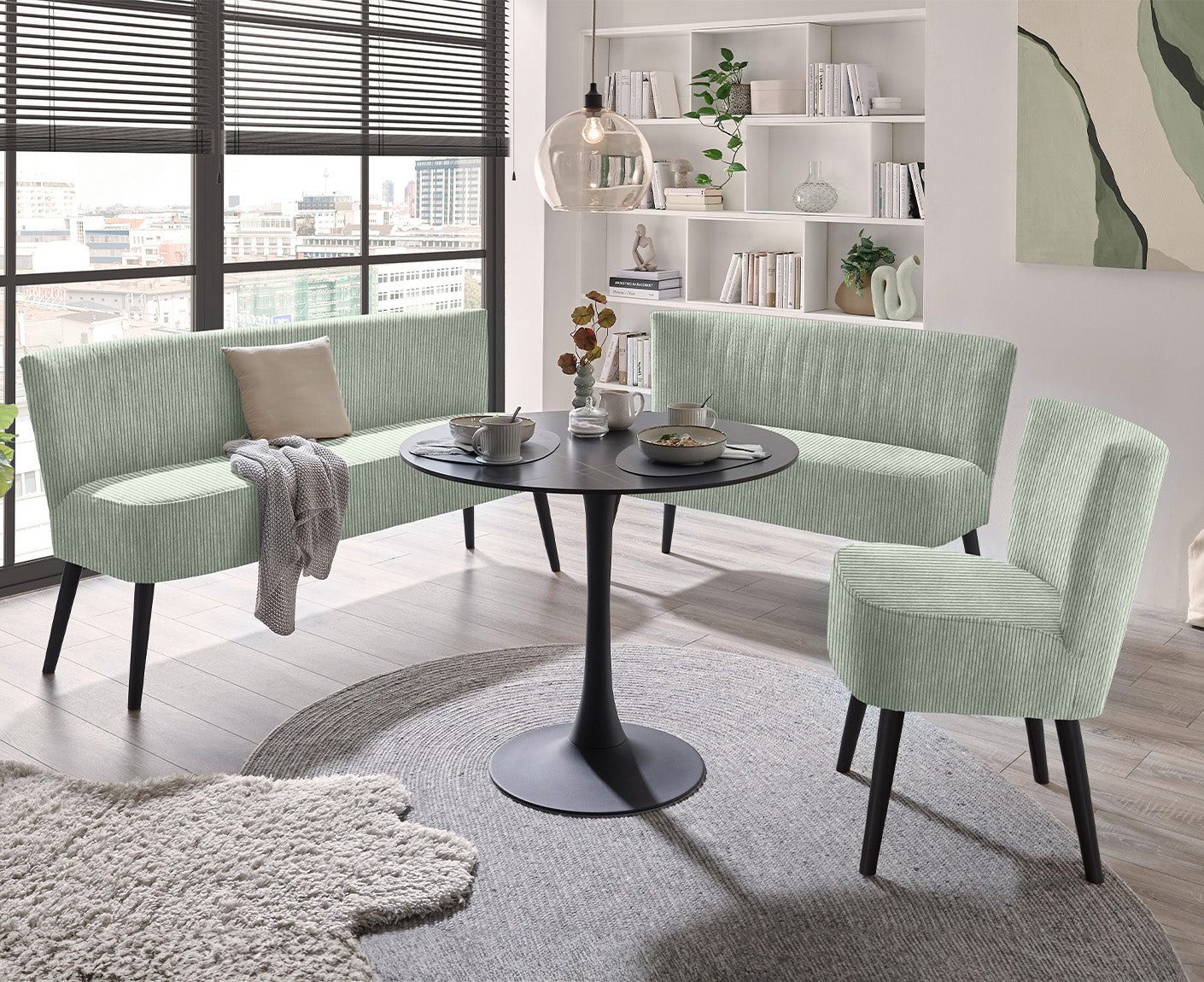 Tim Diningbank 3-Sitzer Esszimmerbank, Zoom