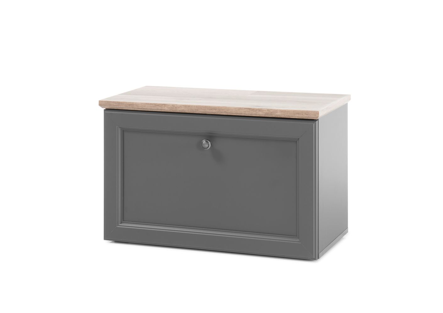 Toskana Schuhbank Grau / Timber Wood