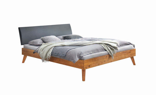 Caprile Massivholzbett, 90-200 cm wählbar, Wildeiche geölt