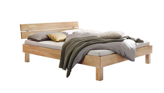 Prato Massivholzbett, 90-200 cm wählbar, Eiche bianco geölt