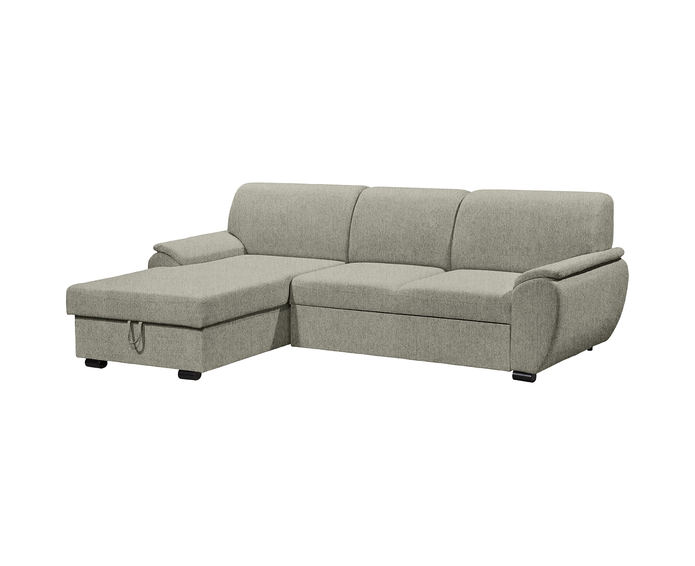 Ulm Ecksofa 250 x 175 cm, mit Schlaffunktion & Bettkasten