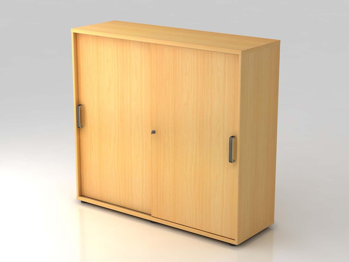 Texas Simple Basic Schiebetürenschrank 3OH 120cm Buche
