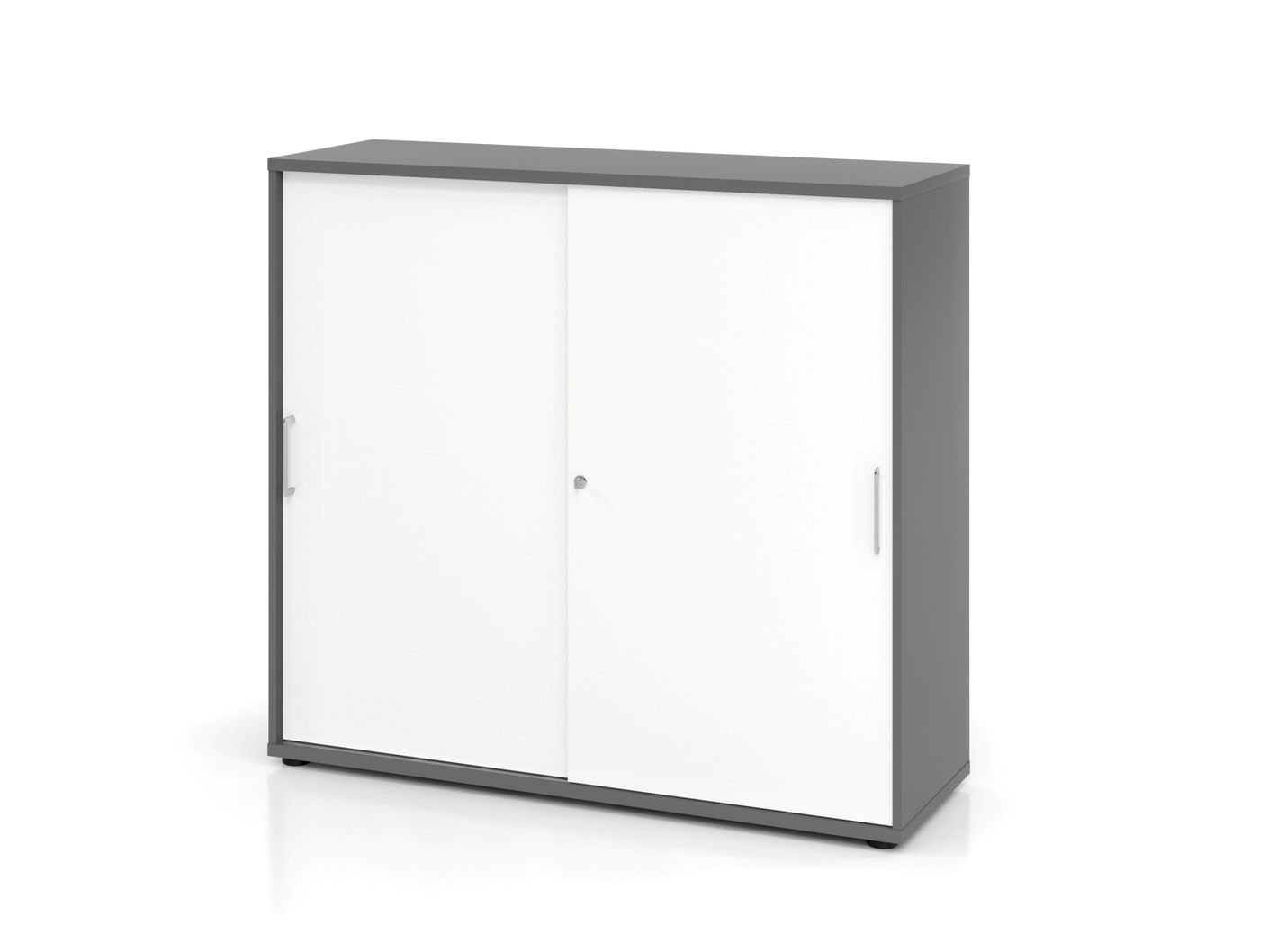 York Y-Serie Komplettbüro 12-teilig Graphit / Weiß