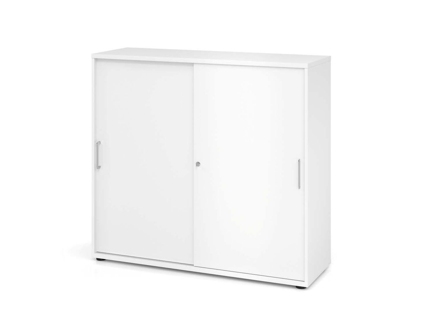 Texas Simple Basic Schiebetürenschrank 3OH 120cm Weiß