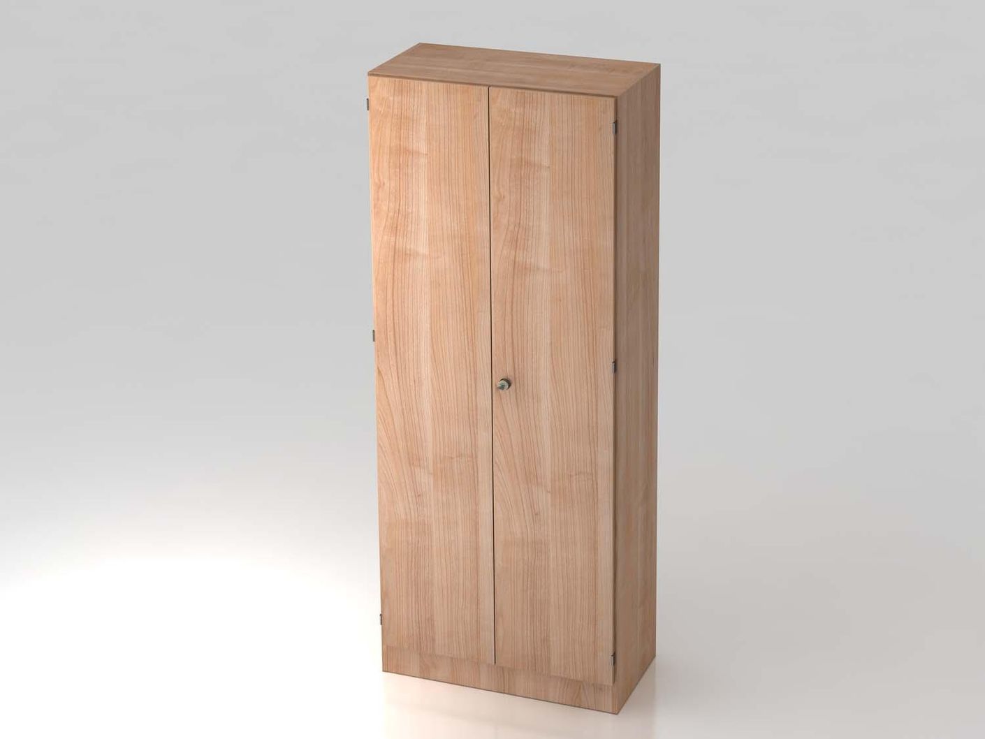 Texas Pro Solid Aktenschrank 5OH abschließbar 80cm Nussbaum