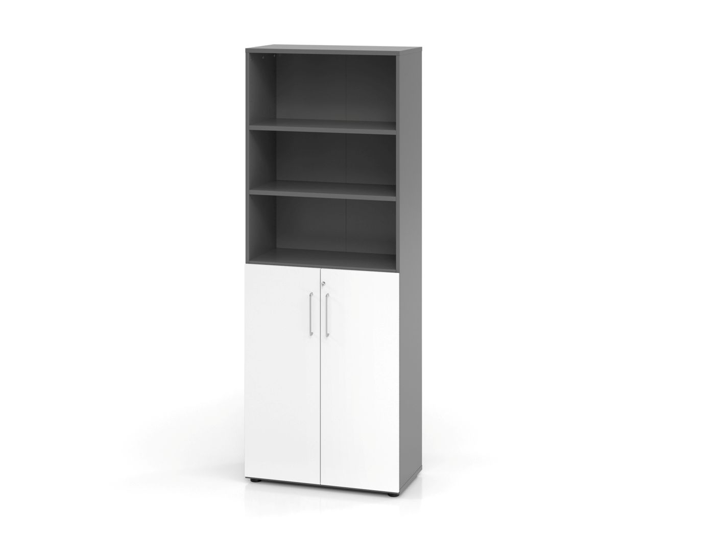 York Y-Serie Komplettbüro 12-teilig Graphit / Weiß