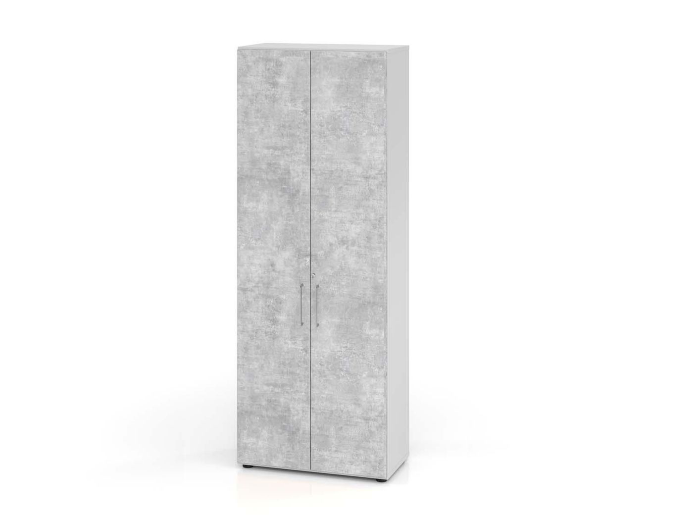 Texas Nine Aktenschrank 6OH mit Türen 80cm Grau / Beton