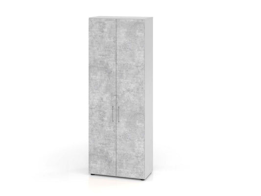 Texas Nine Aktenschrank 6OH mit Türen 80cm Grau / Beton