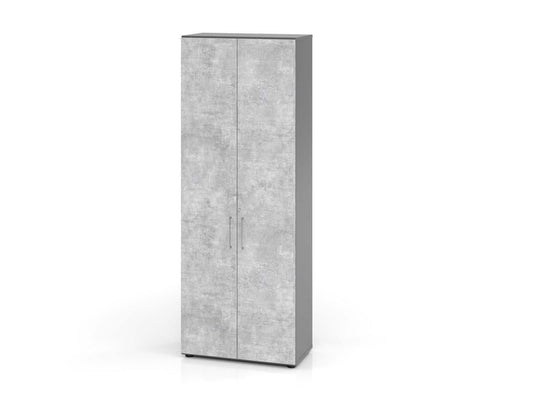 Texas Nine Aktenschrank 6OH mit Türen 80cm Graphit / Beton