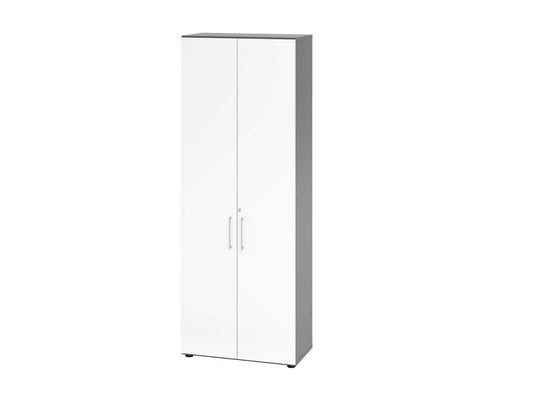 Texas Nine Aktenschrank 6OH mit Türen 80cm Graphit / Weiß