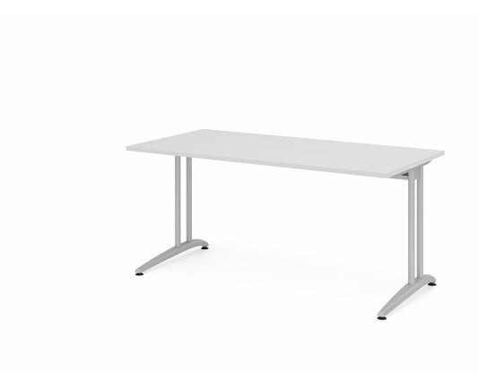 Schreibtisch B-Serie | C-Fuß | inkl. Kabelwanne
