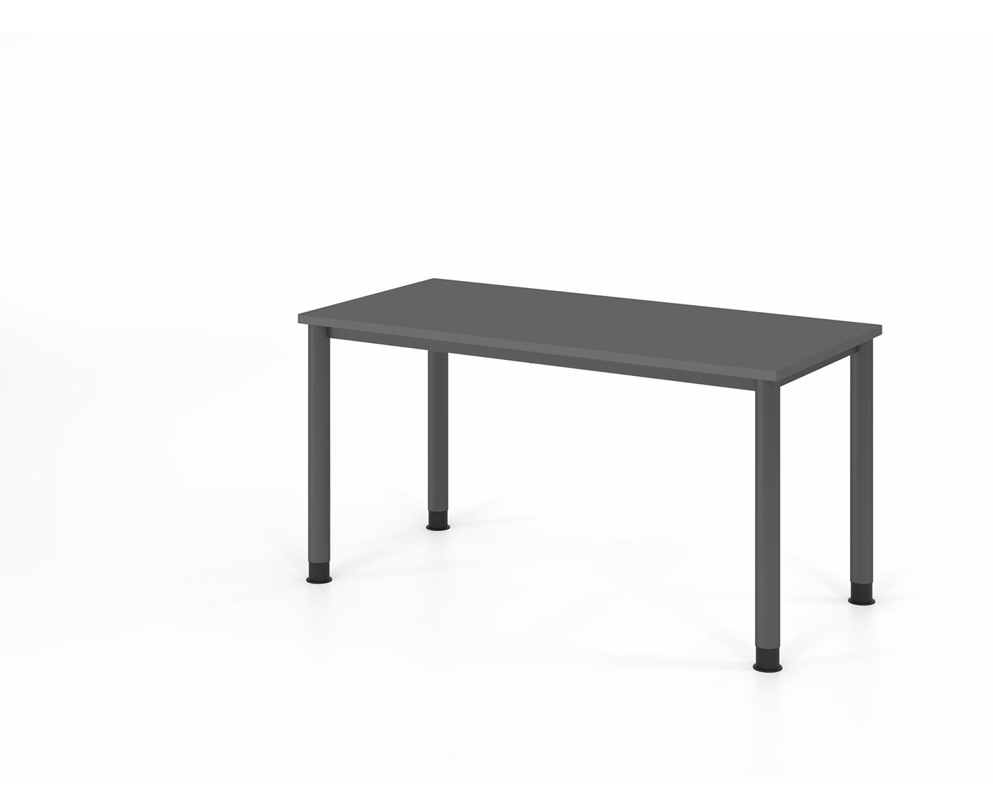 Mini-Office Schreibtisch H-Serie | 67 cm tief | 4-Fuß | höheneinstellbar | extrem stabil
