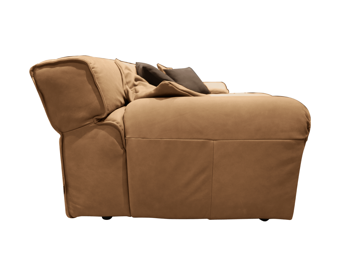 Vola Ecksofa 240 x 186 cm Echtleder