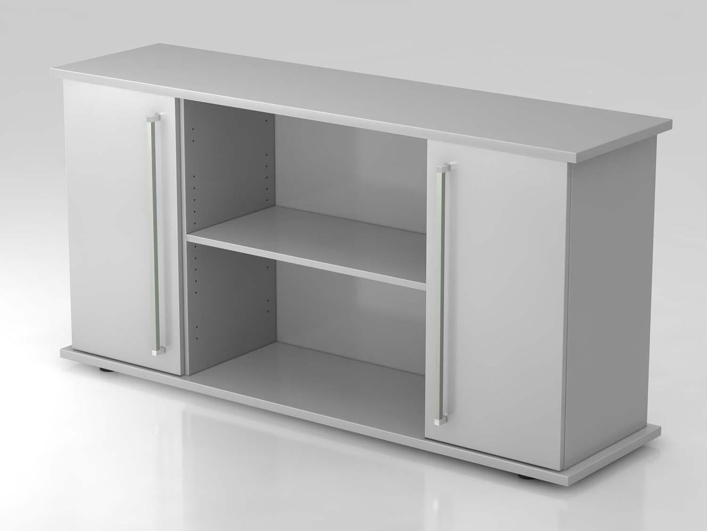 Sideboard 2OH mit Türen 166cm Grau