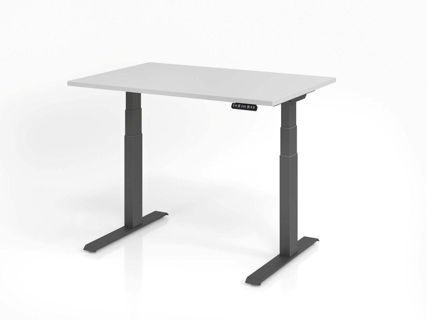 Höhenverstellbarer Schreibtisch XDKB | 2-Motoren | 120 - 180 cm | elektrisch | Grau
