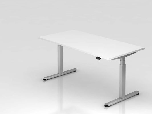 Taos Three XDLB-Serie Schreibtisch mit Bluetooth, elektrische Höhenverstellung, Weiß