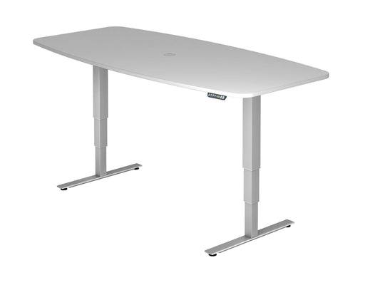 Konferenztisch Höhenverstellbar XDSM | 2-Motoren | 220 x 103 cm | elektrisch