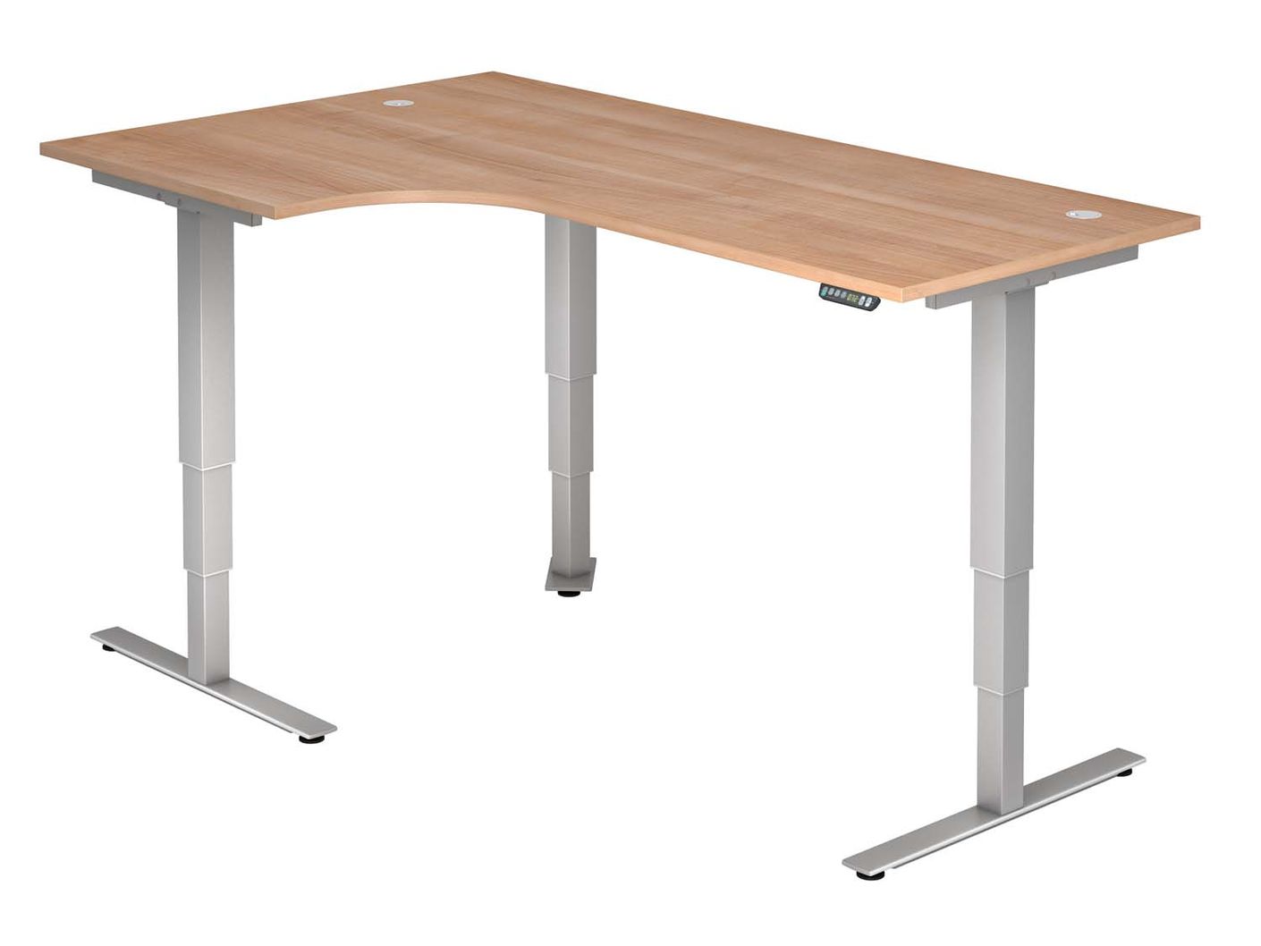 Höhenverstellbarer Winkel-Schreibtisch XDSM | 3-Motoren | 200 x 120 cm | elektrisch