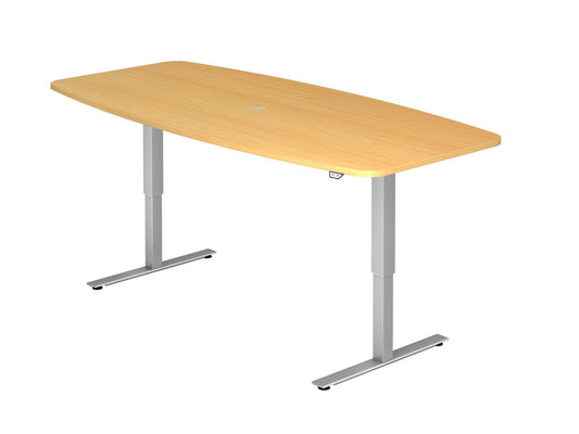 Konferenztisch Höhenverstellbar XMST | 2-Motoren | 220 x 103 cm | elektrisch