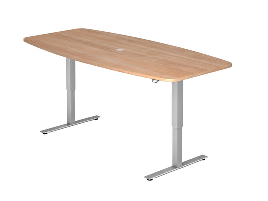 Konferenztisch Höhenverstellbar XMST | 2-Motoren | 220 x 103 cm | elektrisch