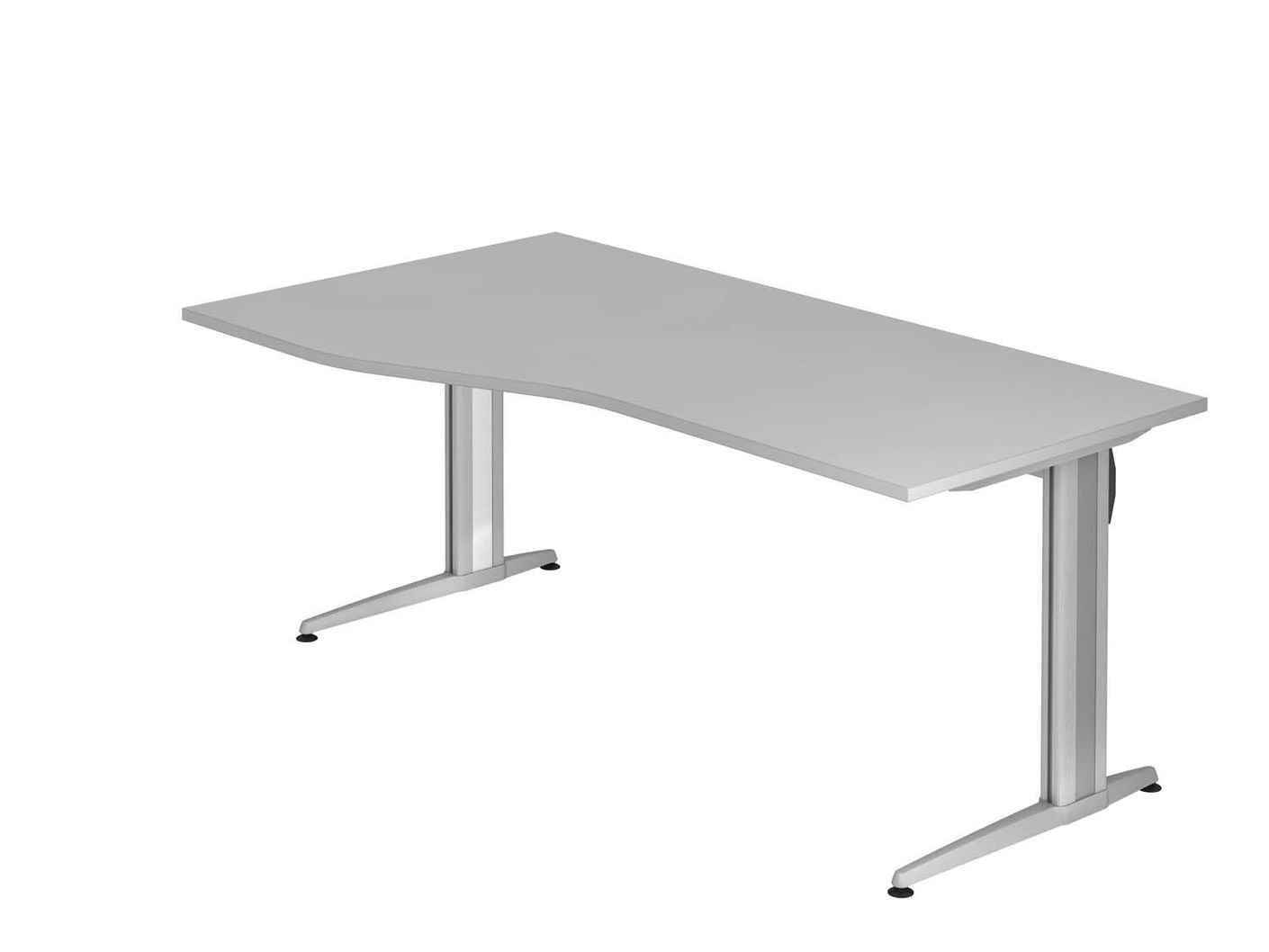 Xanten Two XS-Serie Schreibtisch, feste Höhe / C-Fuß Gestell / 80 - 180 cm