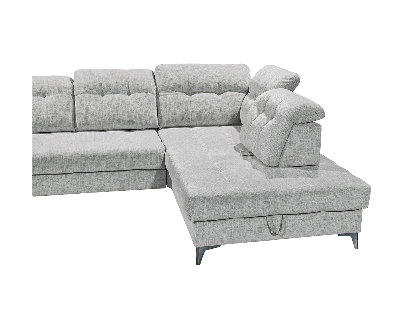 Varadero Ecksofa 289 x 220 cm, mit verstellbaren Kopfstützen & elektrischer Sitztiefenverstellung