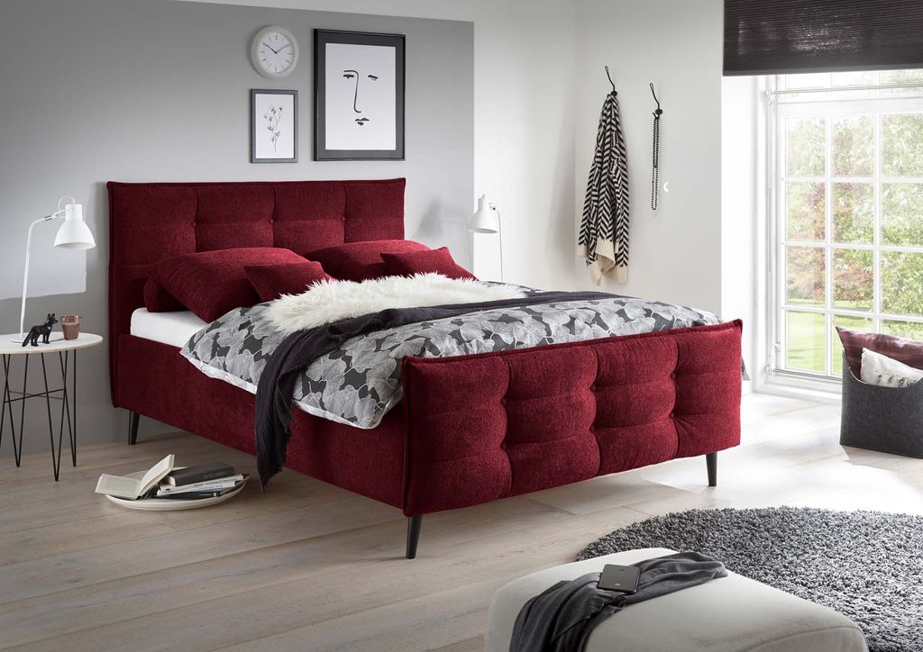 Mario B Polsterbett Einzelbett, Samt