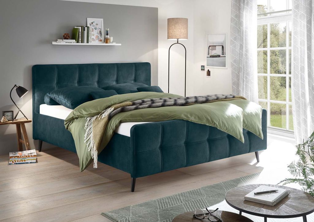 Mario C Polsterbett Doppelbett, Webstoff