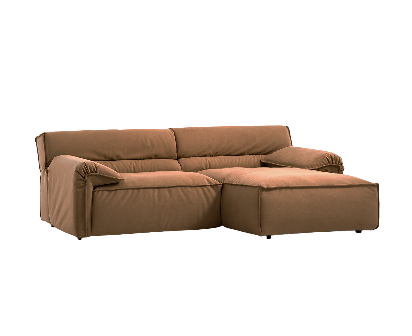 Vola Ecksofa 240 x 186 cm Echtleder