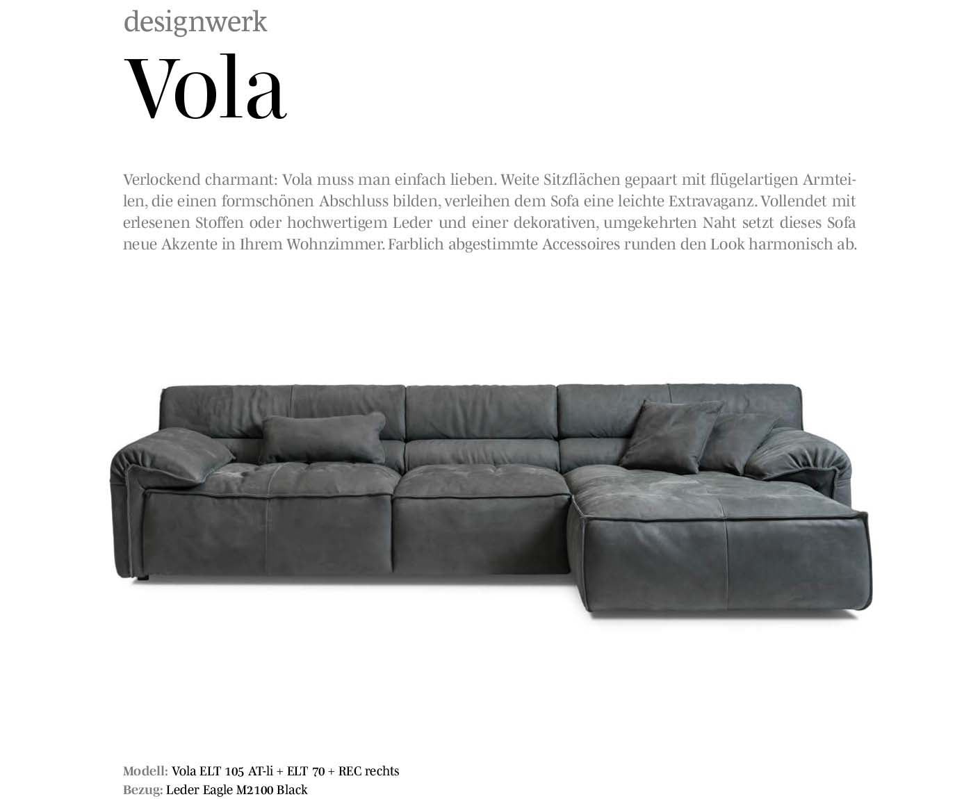 designwerk Vola Hocker | 110 x 75 cm | Flachgewebe