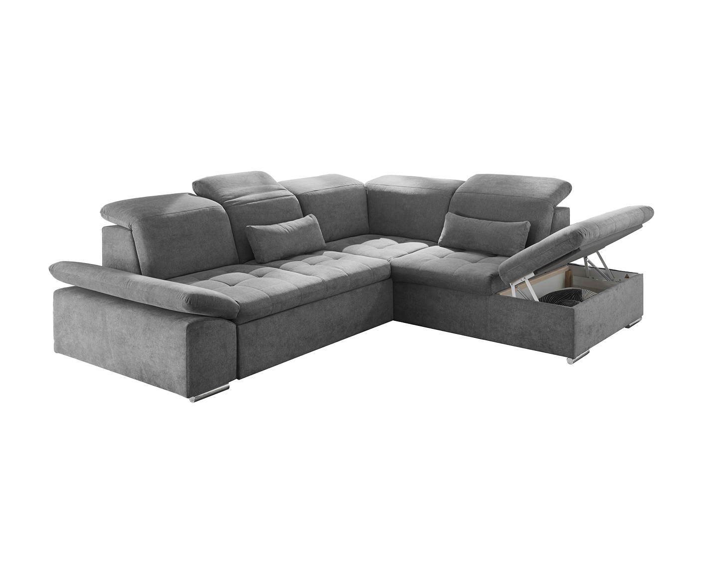 Wayne Ecksofa 276x240 cm, mit Schlaffunktion & Bettkasten - Voelpe