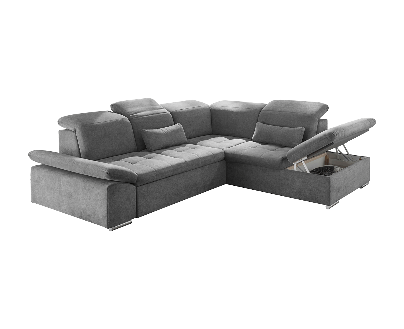 Wayne Ecksofa 276x240 cm, mit Schlaffunktion & Bettkasten