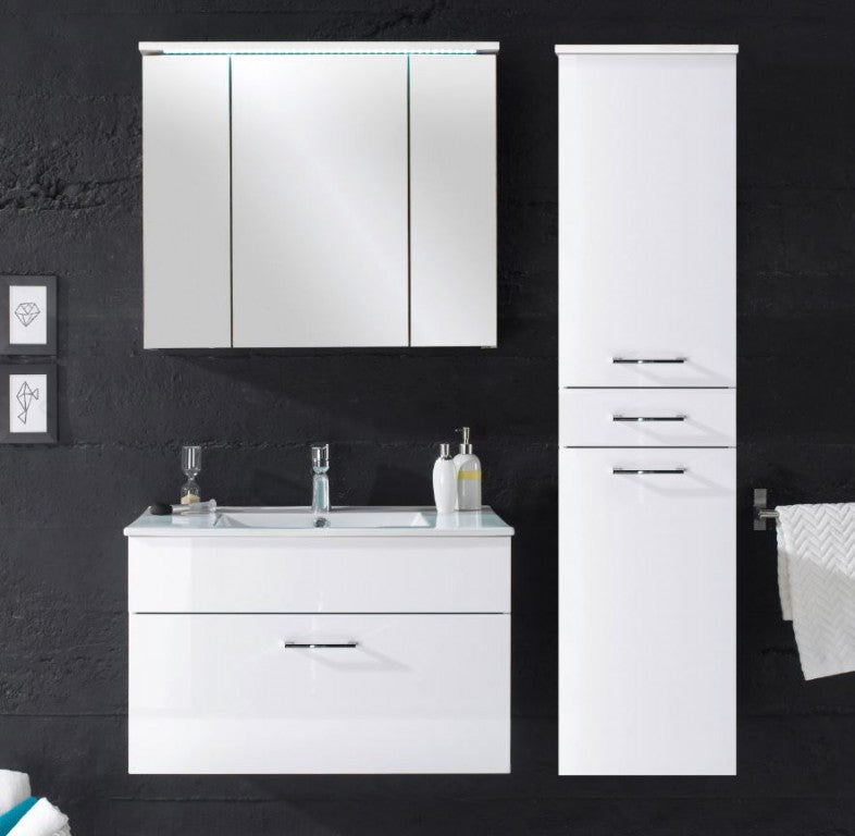 SPLASH Spiegelschrank inkl. LED-Beleuchtung Weiß