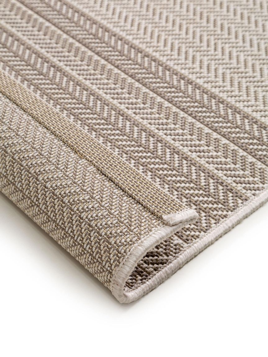 In- & Outdoor Teppich Metro Creame / Beige