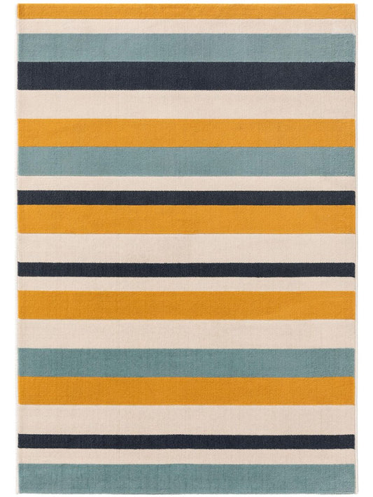 Teppich Dessert Blau / Gelb